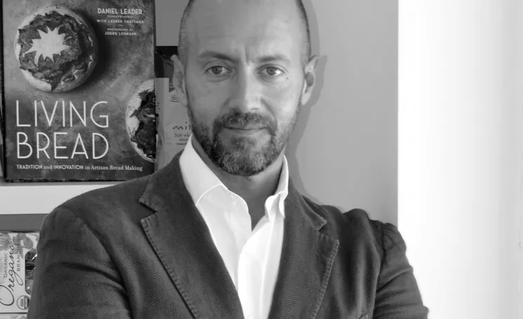 Giacomo Baldi nel suo ufficio